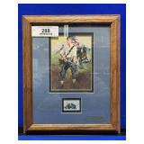 Framed Collectible Print & Stamp Set