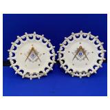Two Masonic Plates
