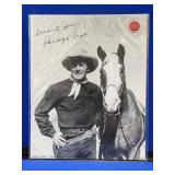 Signed Picture of Randolph Scott