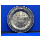 Round Silver Tray