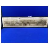 Framed Vintage Soldier's Class Photo