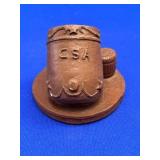 CSA Wood Carved Artillery