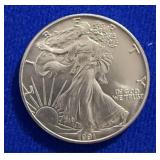 1991 UNC ASE Silver Dollar