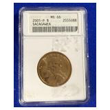 2001-P MS 66 Sacagawea Golden Dollar