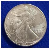1991 UNC ASE Silver Dollar