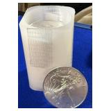 Twenty 2018 UNC ASE $1 Coins