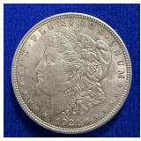 1921 D Morgan Silver Dollar