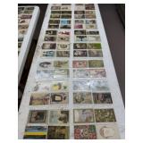 16 Binder Sleeves of Vintage Postcards