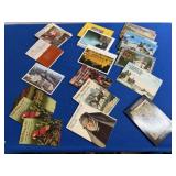 Approx. 100 Vintage Postcards in Booklets