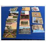 Approx. 100 Vintage Postcards in Booklets