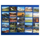 25 Vintage Scenic Postcard Collection Lot