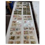 16 Binder Sleeves of Vintage Postcards