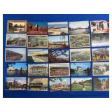 25 Vintage American Landmark Postcards