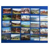 25 Vintage American Landmark Postcard Collection