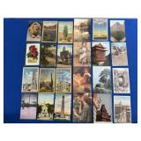 24 Vintage United States Touring Postcards