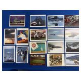 17 Aviation & Baseball Vintage Postcards