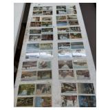 12 Binder Sleeves of Vintage Postcards