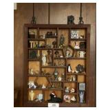 Shadow Box of Miniature Collectibles