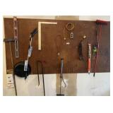 Tools & Miscellaneous on Peg Board