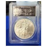 MS69 2014-S First Strike Silver Eagle