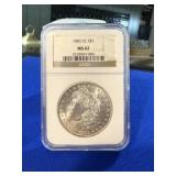 MS 62 1883 CC Morgan Silver Dollar