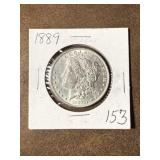 1889 Morgan Silver Dollar