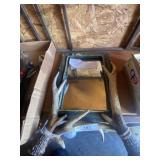 Ceramic Antler Picture Frame Mirror