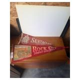 2 Vintage Pennants
