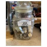 Glass Jar & Contents