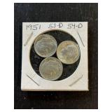 3 Roosevelt Dimes