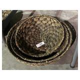 Hand Woven 3 Piece Nesting Basket