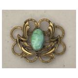 Ornate Large Victorian Sash Pin / Brooch