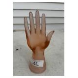 Vintage Glass Hand