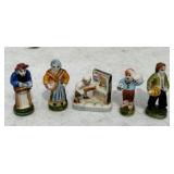 5 Tiny Porcelain Miniatures