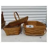 3 Longaberger Baskets
