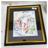 Framed New Orleans Watercolor