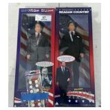2 Talking President Dolls