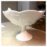 Milk Glass Compote