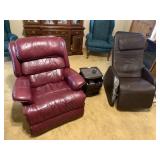 2 Recliners & Lamp Table
