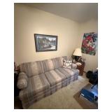 Hide-A-Bed Sofa, Console Table & Misc.