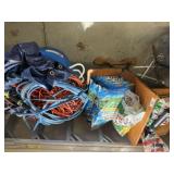 School Desk, Electric Cords & Misc.