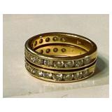 14K Gold Diamond Wedding Bands