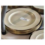 4 Lenox Hancock 12' Plates