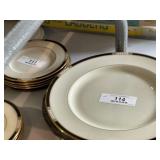 4 Lenox Hancock 12' Plates