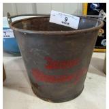 Vintage Jasper Strassenfest Metal Bucket