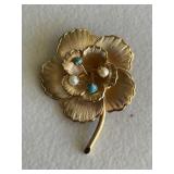 Vintage Flower Brooch