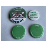 Lot of Collectible Vincennes Lincoln Buttons
