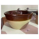 Large Mixing Stoneware Crock Bowl