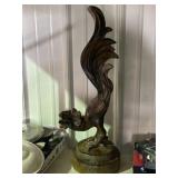 Heavy Plaster Cast Rooster