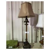Lamp with Fleur de Lis Dï¿½cor